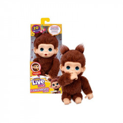 Little Live Pets Mini Maki Barna Funkciós plüss Little Live Pets