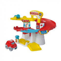 Baby Clementoni Bukfencező kisautók tűzoltóállomás Bébijáték, kellék