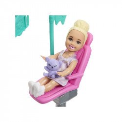 Barbie karrier játékszett - fogorvos Baba, babakocsi Mattel