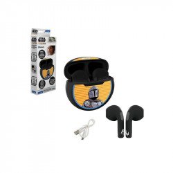 Mandalorian in-ear Bluetooth® fülhallgató töltőtokkal Digitális játék, okos eszköz Lexibook
