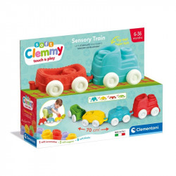 Clemmy érzékfejlesztő vonatkészlet Bébijáték, kellék Clementoni
