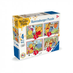 Puzzle 4in1- Micimackó