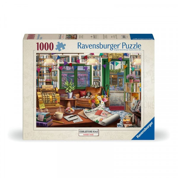 Puzzle 1000 db - Bájos könyvesbolt