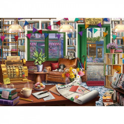 Puzzle 1000 db - Bájos könyvesbolt