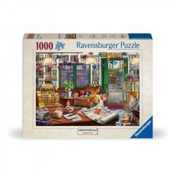 Puzzle 1000 db - Bájos könyvesbolt 1000-2999 darabos puzzle Ravensburger