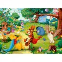 Puzzle 100 db - Micimackó mentőakció