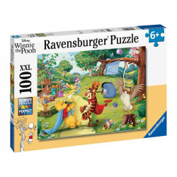 Puzzle 100 db - Micimackó mentőakció