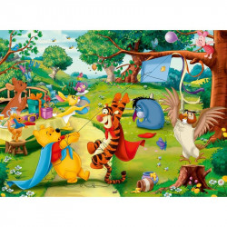 Puzzle 100 db - Micimackó mentőakció