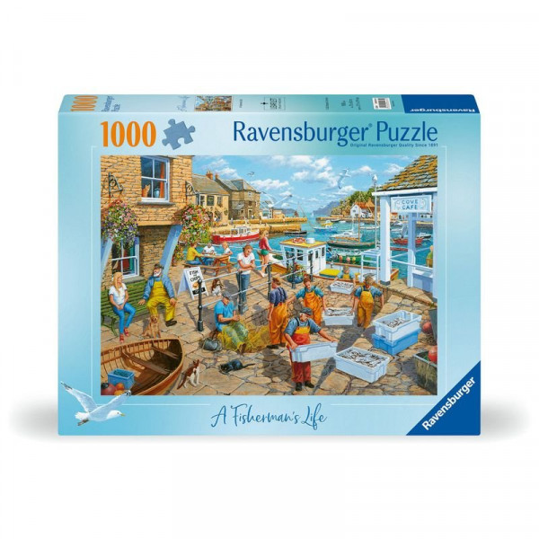 Puzzle 1000 db - Horgászok élete