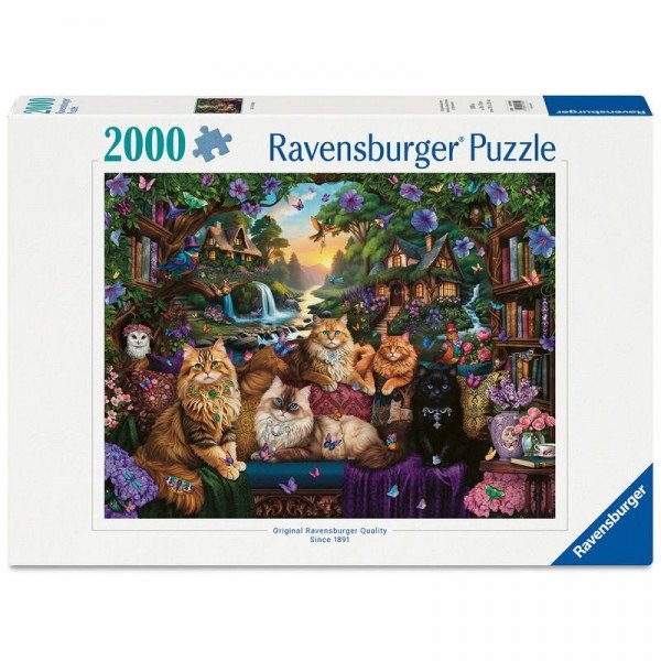 Puzzle 2000 db - Cicaházikó