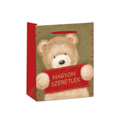 Papírtasak macis 26*32 Ajándék Nincs