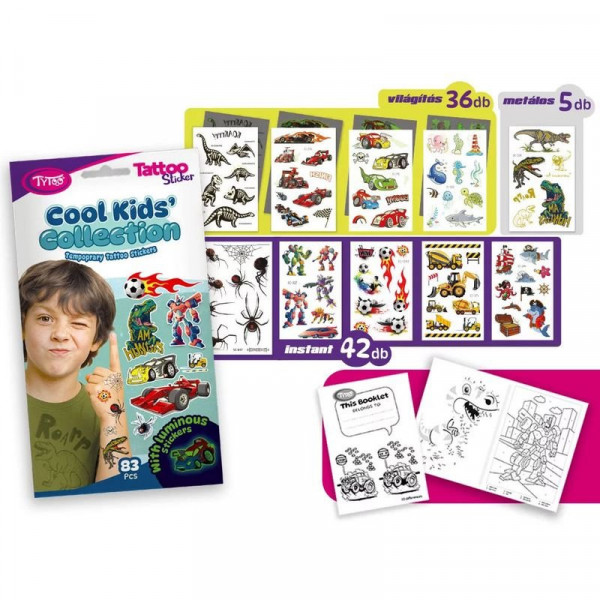 Cool Kids Collection Tetoválás Matricával