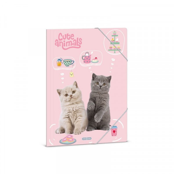 A/4 dosszié Cute animals-tea party