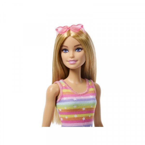 Barbie kutyasétáltó görkoris szett - szőke baba