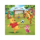 Puzzle 3x49 db - Micimackó sportos napja