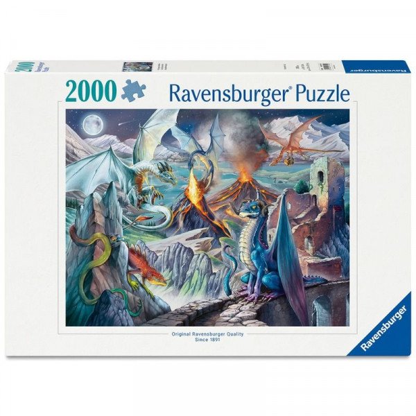 Puzzle 2000 db - Sárkány őrség