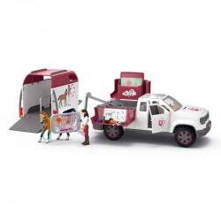 Schleich Horse Club Mobil Állatorvos Pótkocsival