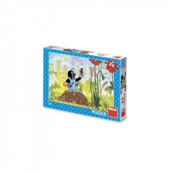 Puzzle 24 db - Kisvakond és a nadrágja 1-99 darabos puzzle Dino
