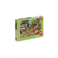 Puzzle 100 db - Kisvakond a konyhában
