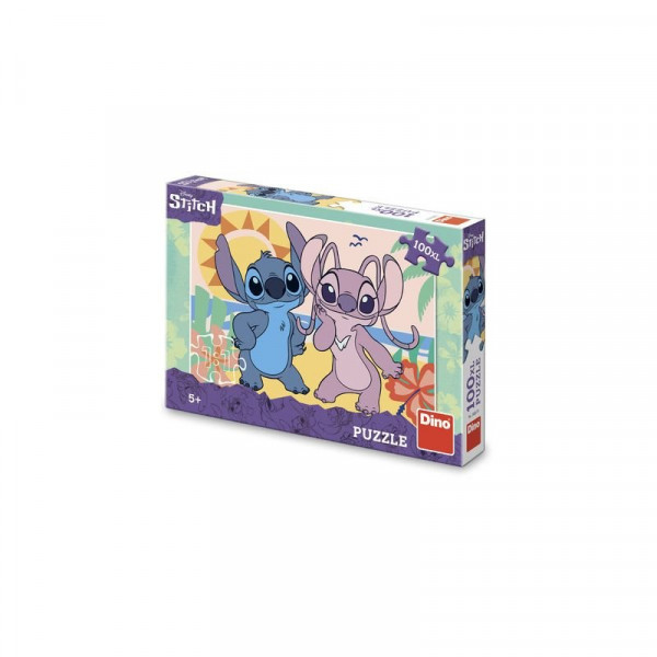 Puzzle 100 db - Stitch a strandon