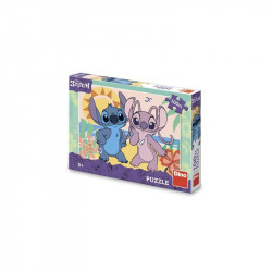 Puzzle 100 db - Stitch a strandon 100-499 darabos puzzle Dino
