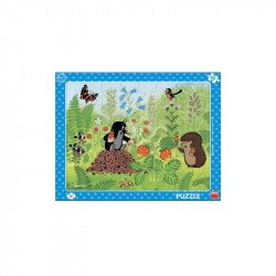 Puzzle 40 db - Kisvakond és az eperszemek 1-99 darabos puzzle Dino