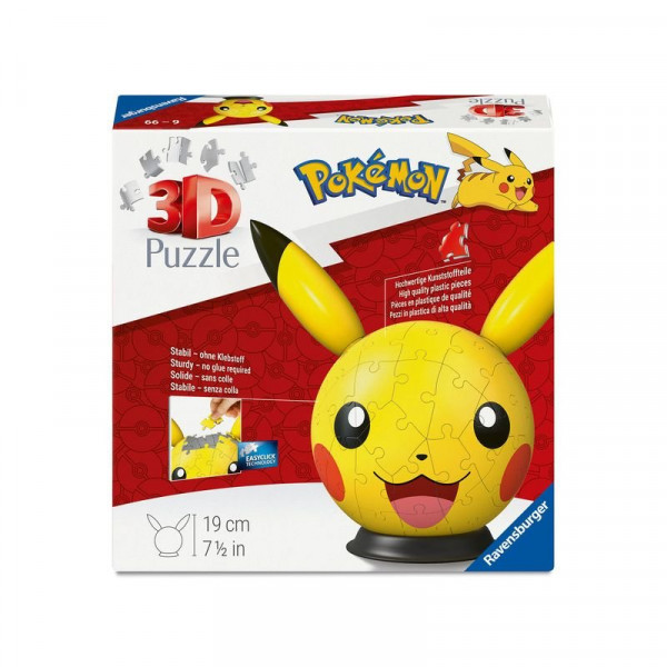 Puzzle 3D 73 db - Pikachu
