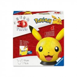 Puzzle 3D 73 db - Pikachu 3D puzzle Ravensburger