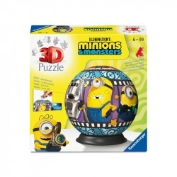 Puzzle 3D 72 db - Minyonok 3 3D puzzle Ravensburger