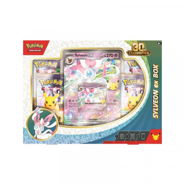 Pokémon TCG: 30th Celebration Sylveon ex Box