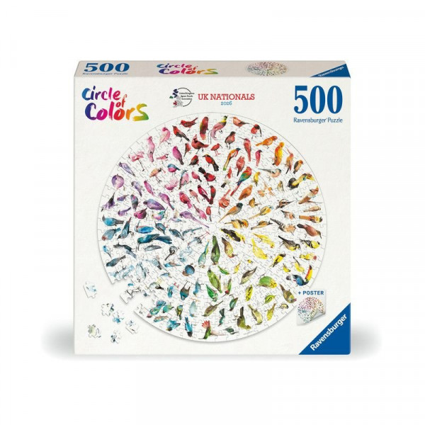 Puzzle 500 db kör - Madarak