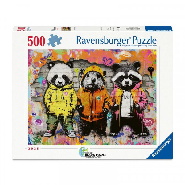 Puzzle 500 db - Szőrös haverok