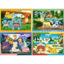 Puzzle 4x100 db - Pokémon