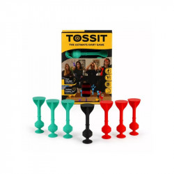 Tossit Starter Pack Red Cyan Ügyességi társasjáték