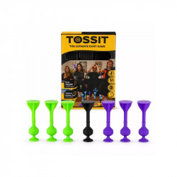 Tossit Starter Pack Purple Green Ügyességi társasjáték