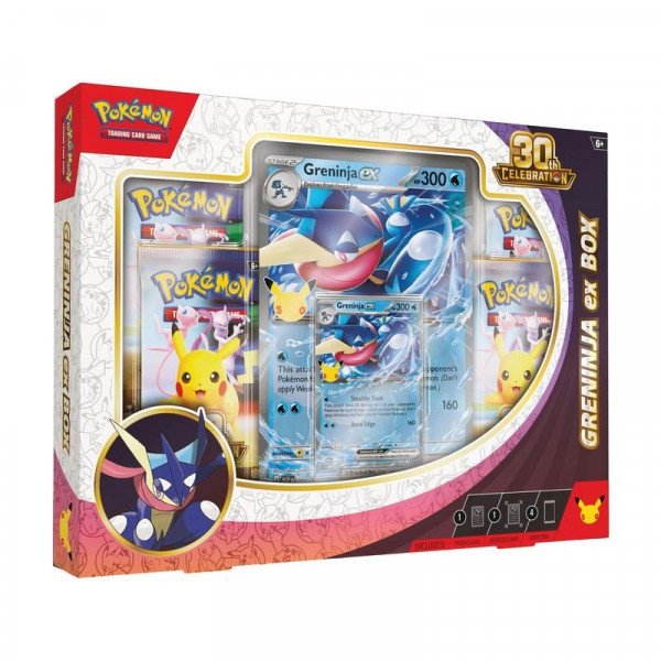 Pokémon TCG: 30th Celebration Greninja ex Box