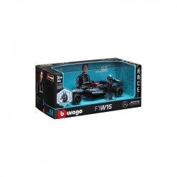 Bburago 1/24 F1 versenyautó - MB AMG W15 E Performance  Russel