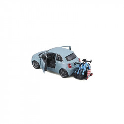 Bburago 1/24 Fiat 500E bicikli tartóval
