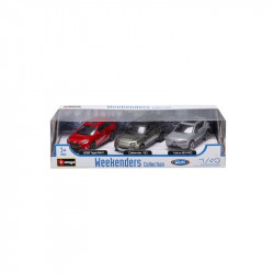 Bburago 1/43 családi autó kollekció 3 db/csomag Autó, jármű Bburago