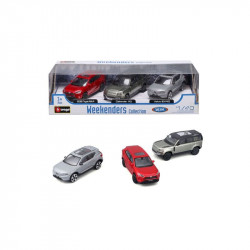 Bburago 1/43 családi autó kollekció 3 db/csomag