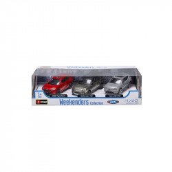 Bburago 1/43 családi autó kollekció 3 db/csomag Autó, jármű Bburago