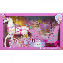 Barbie Diótörő - havas szán készlet paripával