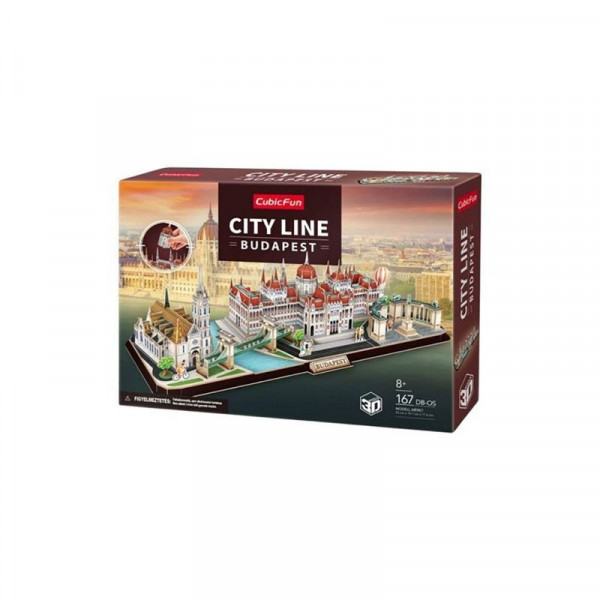 3Dimenziós puzzle City Line Budapest