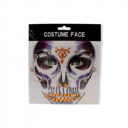 Halloweeni arc matrica Jelmez kiegészítők Nincs