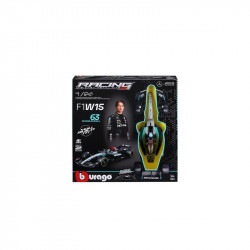 Bburago 1/24 F1 KIT versenyautó pilótával - Mercedes/Russel Autó, jármű Bburago