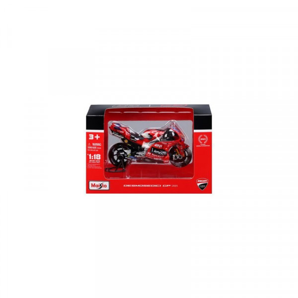 Maisto 1/18 Moto GP - Ducati Lenovo Team 2025