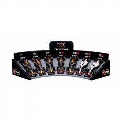 Bburago 1/43 F1 versenyautó - Oracle Red Bull F1 - 7 db-os demo állvány Autó, jármű Bburago