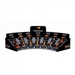 Bburago 1/43 F1 versenyautó - Mclaren F1 - 7 db-os demo állvány