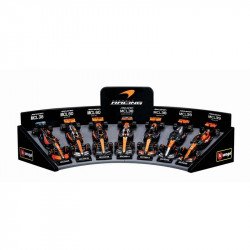 Bburago 1/43 F1 versenyautó - Mclaren F1 - 7 db-os demo állvány Autó, jármű Bburago