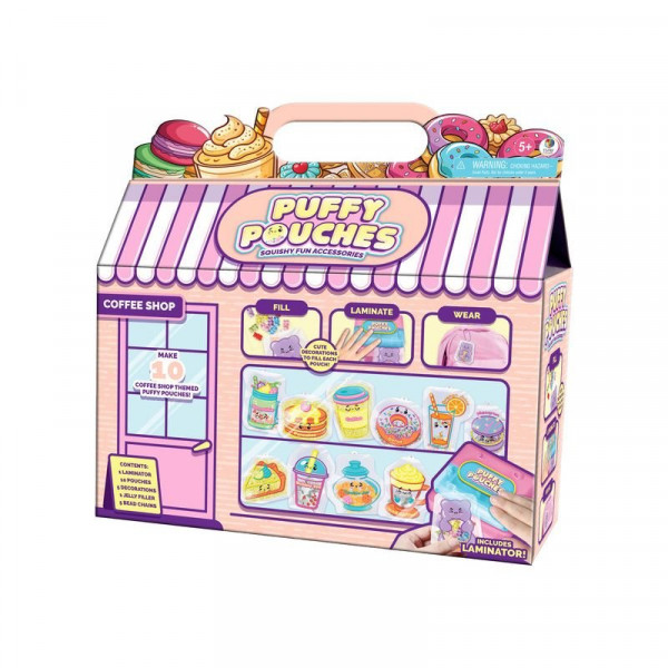 Puffy Pouches Pufi charm design szett kávézó